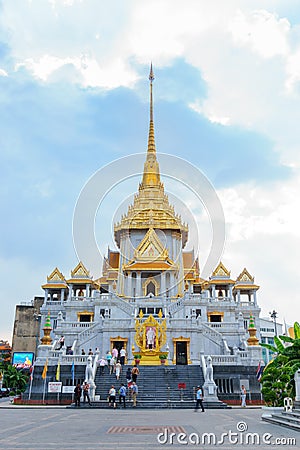 Wat Trimit, Bangkok, Thailand Editorial Stock Photo